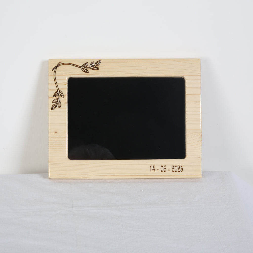 Cornice portafoto in legno monoblocco