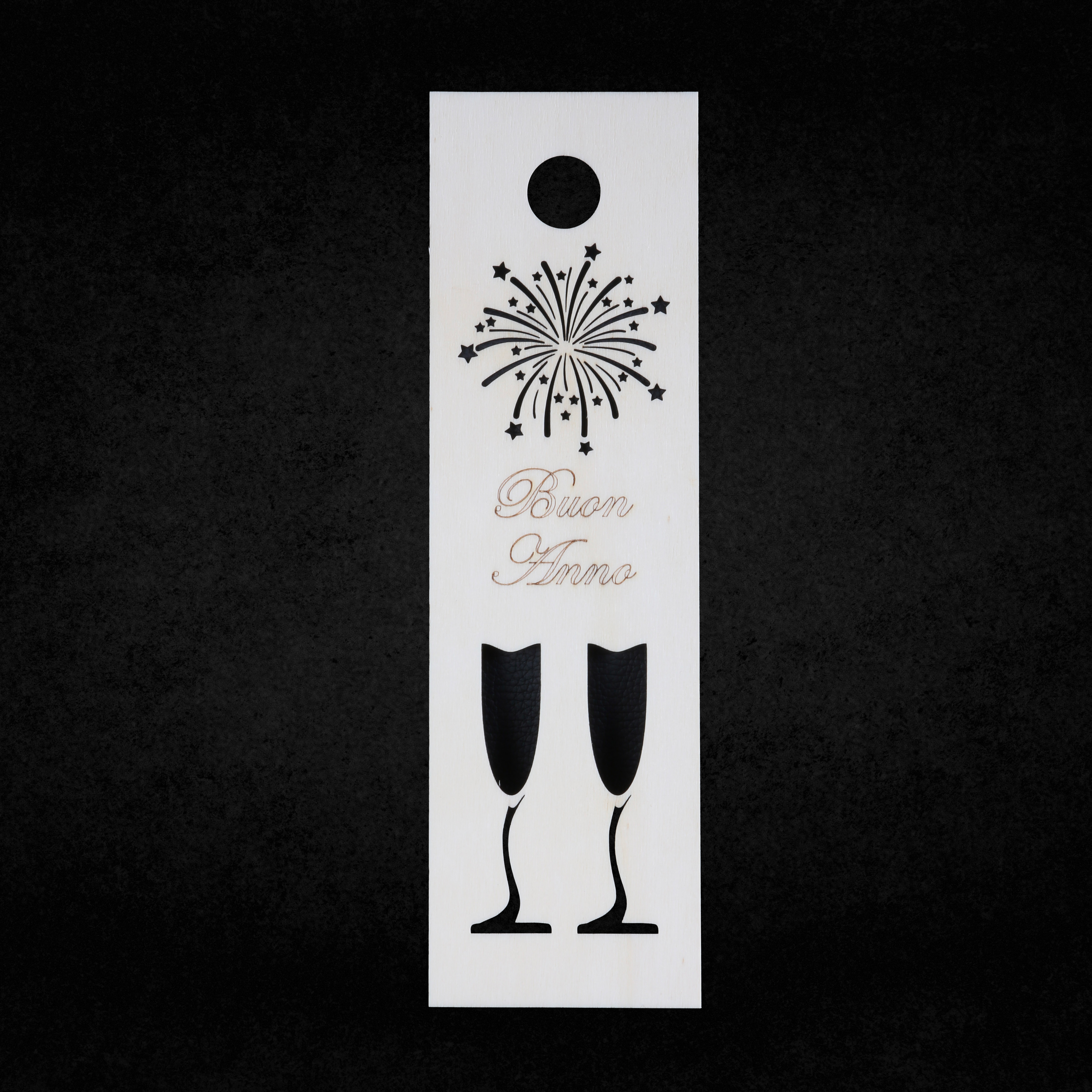 Scatola portabottiglia in legno