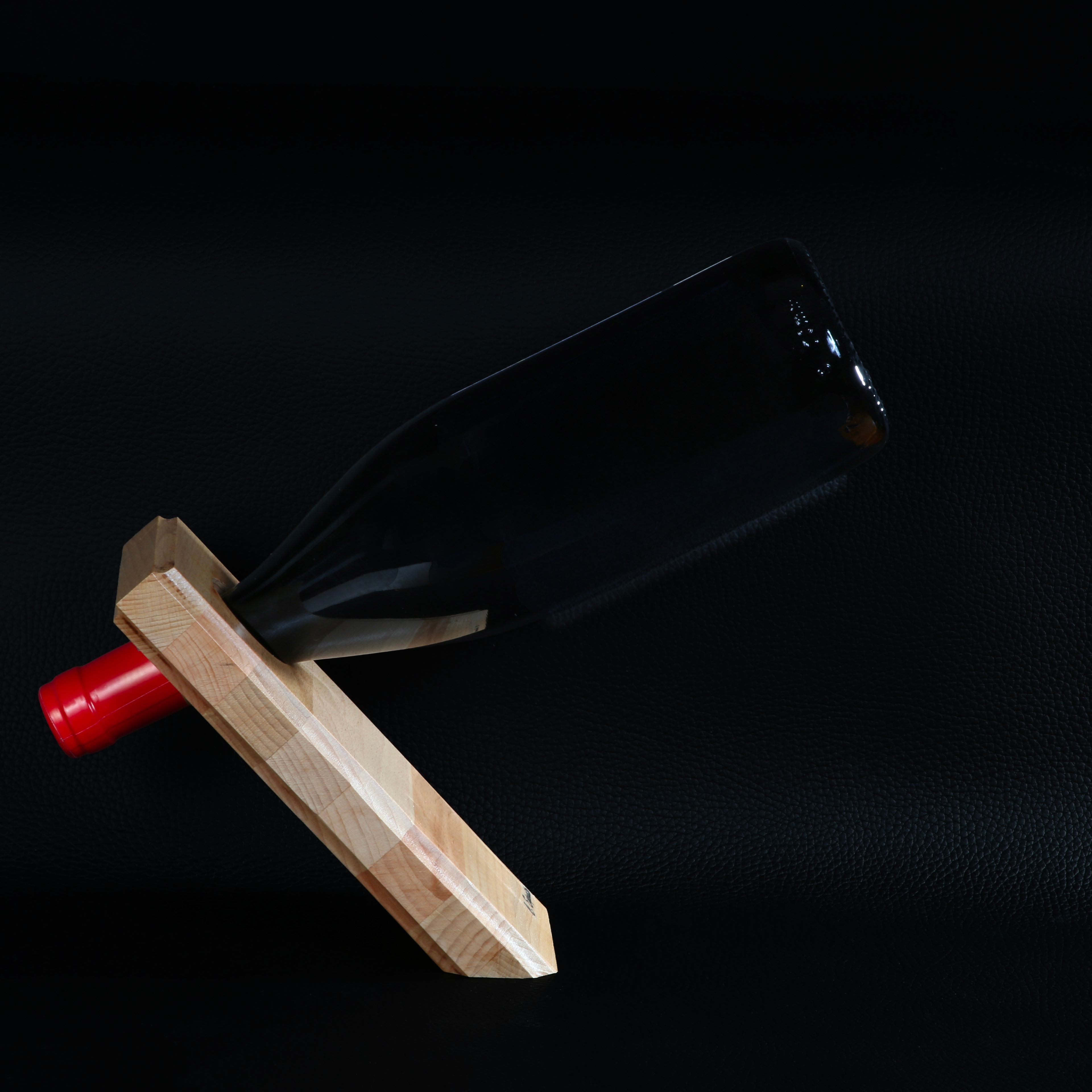 Portabottiglia Gravità in legno