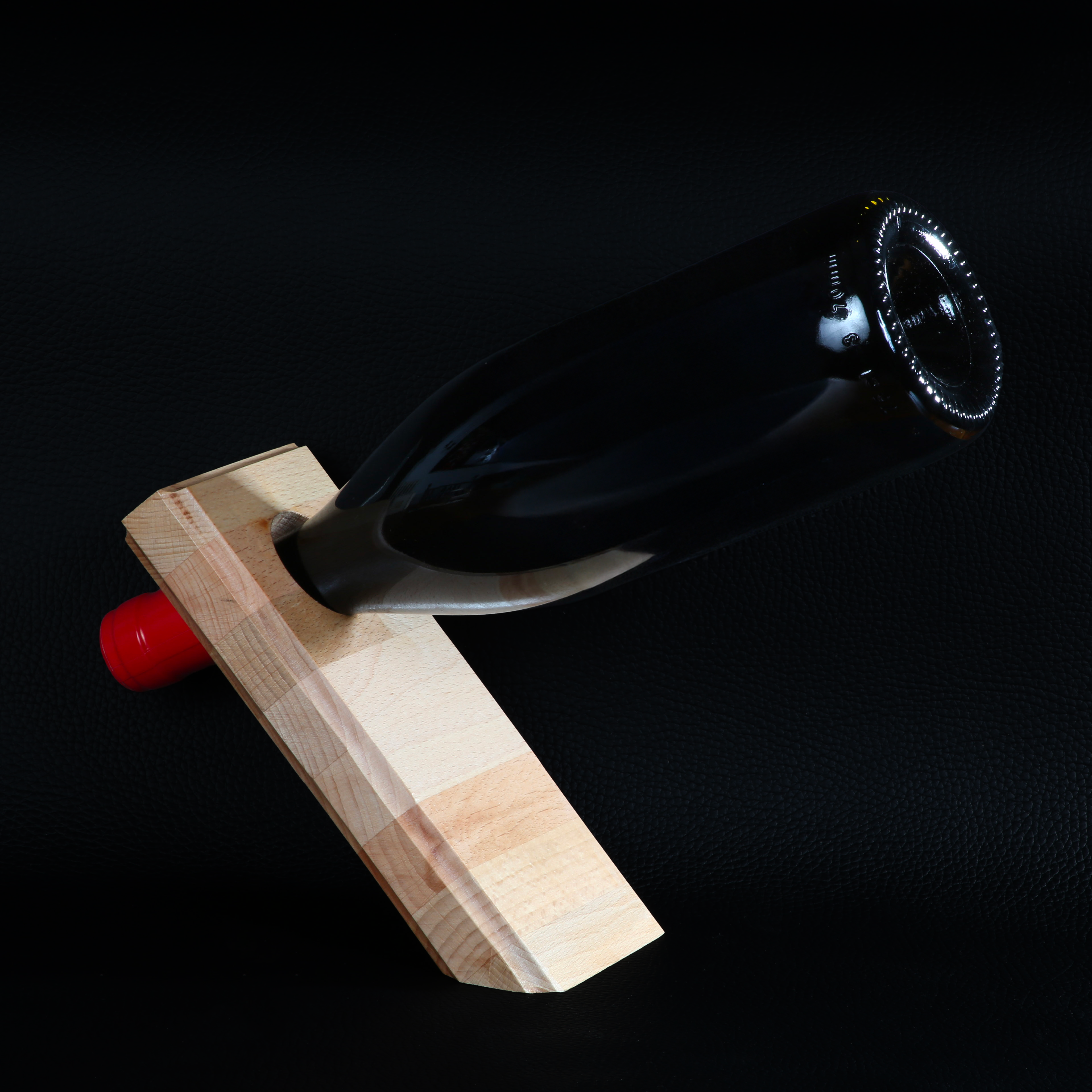 Portabottiglia Gravità in legno